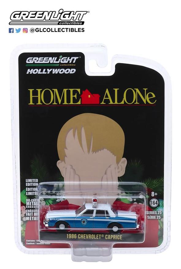 1/64 HOLLYWOOD SERIES 25 1986 CHEVROLET CAPRICE WILMETTE, ILLINOIS POLICE SOLID