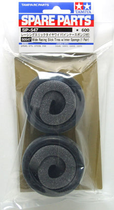 Tamiya 50547 (SP547) Wide Racing Slick Tires w/inner Sponge (1 Pair)