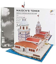 168-A7  Classical Architecture maiden’s tower Architecture.46PCS