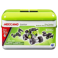 Meccano Junior - Easy Toolbox, 6 Model Building Set