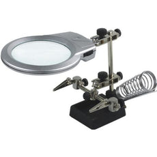 Helping Hands Magnifier LED Light with Soldering Stand