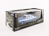 1/18 1975 Plymouth Fury State Police Smokey and The Bandit (1977) Movie Blue with White Top