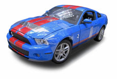 Shelby Collectibles - 1/18 2010 Ford Shelby GT500 - Blue with Red stripes