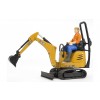 JCB Micro Excavator 8010 with Construction Worker