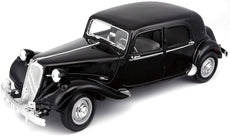 MAISTO 1952 Citroen 15CV 6CYL Black 1/18 Diecast Model Car by Maisto