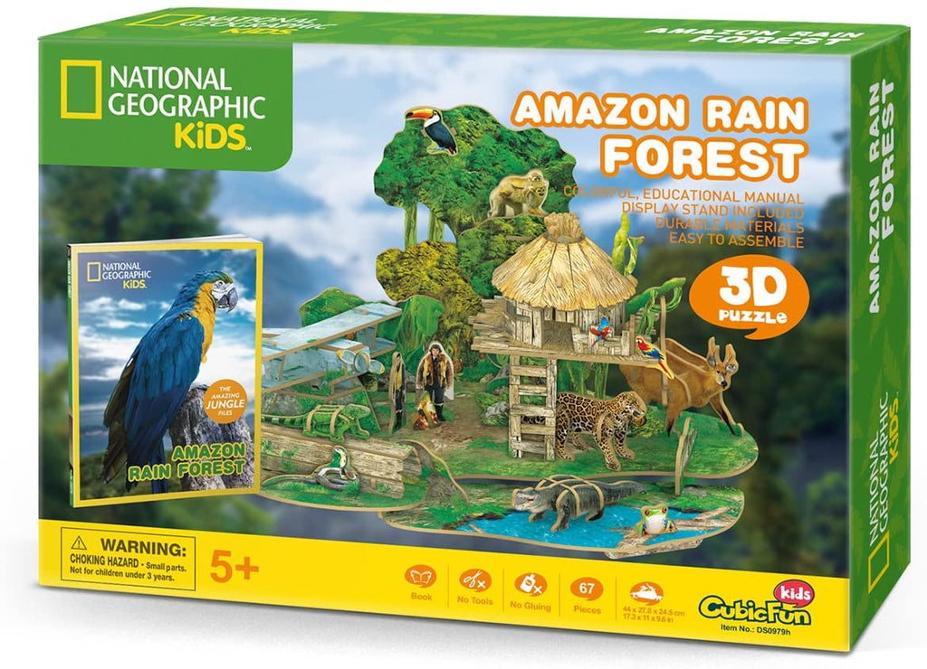 CubicFun National Geographic Kids - Amazon Rain Forest-