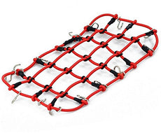 Luggage net 200x130mm for rc crawler (BLACK & RED )