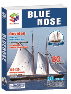 Blue Nose Magic-Puzzle 3D Puzzle 80 Pieces