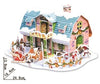Dream House Christmas Magic-Puzzle 3D Puzzle 38 Pieces