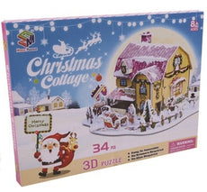 Candy House Christmas Magic-Puzzle 3D Puzzle 34 Pieces