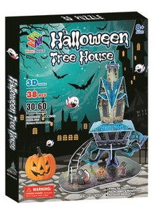Halloween House Magic-Puzzle 3D Puzzle 38 Pieces.