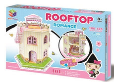 Rooftop Doll House With Led Light Magic-Puzzle 3D Puzzle 101 Pieces