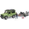 Bruder Land Rover Station Wagon w-trailer Scrambler Racer Figure