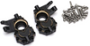 Brass Inner Front Portal Housing / Front Steering Knuckle Set -Black for (TRX-4) 2pcs/set