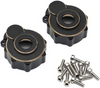 Brass Outer Rear/Front Portal Housing For TRX-4 -Black 2pcs/set