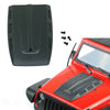 Plastic Engine Cover Black For Axial SCX10 Jeep Wrangler Body