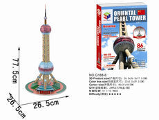 Shanghai Oriental Pearl Tv Tower Magic-Puzzle 3D Puzzle 86 Pieces