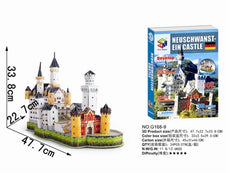 Neuschwanstein Castle Magic-Puzzle 3D Puzzle 109 Pieces