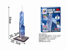 Bank Of China Tower Magic-Puzzle 3D Puzzle 14 Pieces