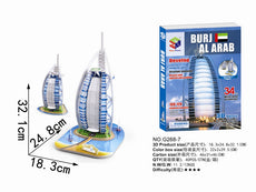 Burj Al Arab Magic-Puzzle 3D Puzzle 34 Pieces