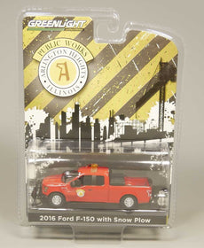 1:64 2016 Ford F-150 with Snow Plow