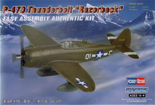 1/72 Republic P-47D Thunderbolt 'Razorback'