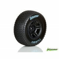 Medial Pro - Sport Tires glued on Rims - Matrix 2.8 - Black Rims - Rear Rustler/VXL, Stampede/VXL