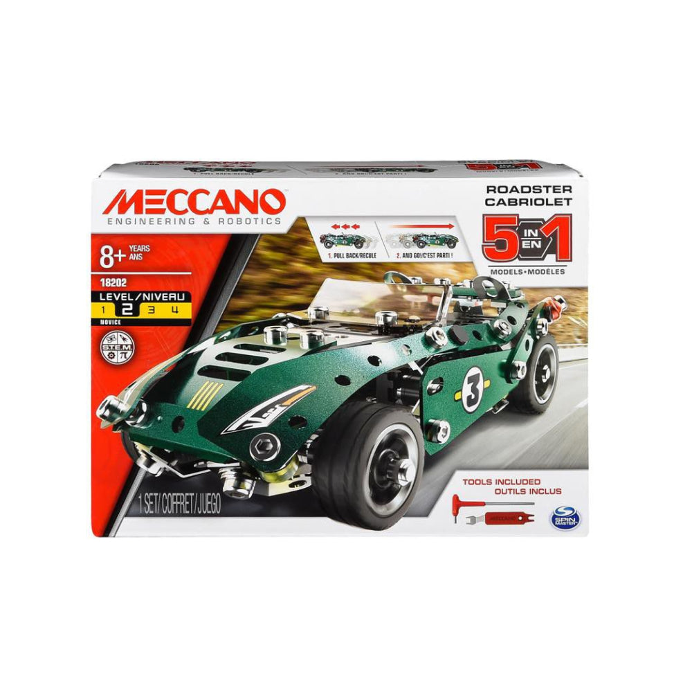 Meccano 15 Model Set Pull Back Car – GP Models