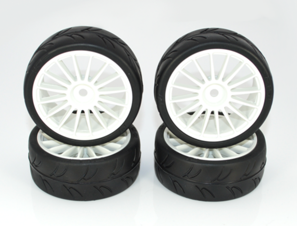NEUF Ruote gomme HRC on road touring 1:10 Street-Devil 12mm NEUF Ruote gomme HRC on road touring 1:10 Street-Devil 12mm