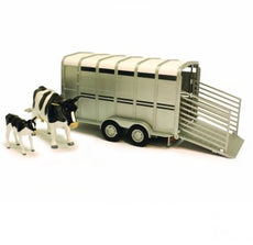 1/16 BIG FARM CATTLE TRAILER WITH COWS