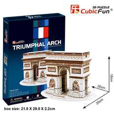 Cubic Fun 3D Puzzle  - Triumphal Arch (26 Pieces)-
