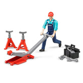 Mechanic With Tools For Punching