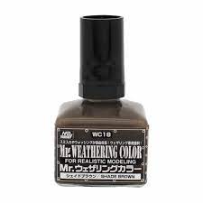 Mr. Weathering Color for Realistic Modeling- Stain Brown