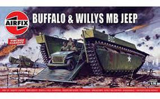 1/76 Buffalo & Willys MB Jeep