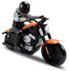 1/8 Rc Harley-davidson Motorcycle With Alkaline Batteries - Orange
