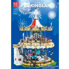 Mould King Creator Series MKingLand：Carousel Building Blocks 11011
