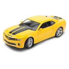 AutoWorld - 1/18 2017 Chevy Camaro (50th Anniversary) - Black with Red Stripes