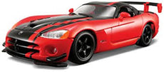 1/24 2008 DODGE VIPER SRT10 BLACK BIGTIME MUSCLE