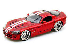 1/24 2008 DODGE VIPER SRT10 METALLIC RED BIG TIME MUSCLE