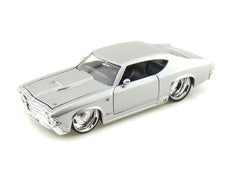 1/24 1969 CHEVY CHEVELLE SS SILVER BIGTIME MUSCLE