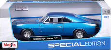1/18 1969 Dodge Charger ( BLUE )