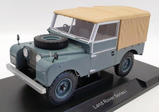 1/18th LAND ROVER SERIES I GREY WITH BEIGE CANOPY