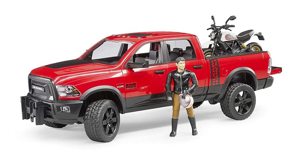 RAM 2500 Power Wagon Including Ducati Desert Sled and Rider
