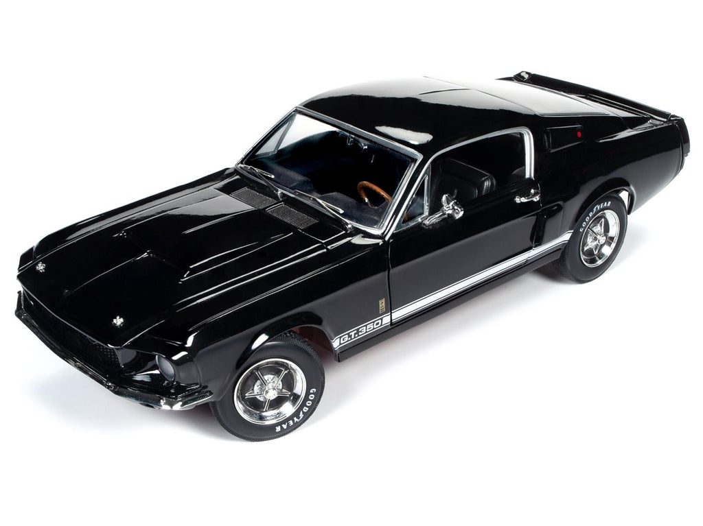 AutoWorld - 1/18 1967 Ford Mustang Shelby GT350 Coupe - Black – GP Models