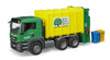 New Bruder MAN TGS Large Garbage Truck Rear Loading (Green/Yellow) 18" SEALED