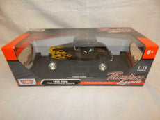 MotorMax - 1/18 1932 Ford Five-window Coupe - Black with yellow flames