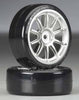 Tamiya 54022 Metal Plated Wheel 10 Spoke w/Tires Drift | eBay