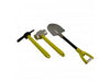 Metal Hammer Pickaxe and Shovel Set - Yellow for 1/10 RC Crawler
