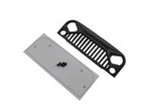 Plastic Front Light Cover Black For Axial SCX10 Jeep Wrangler Body