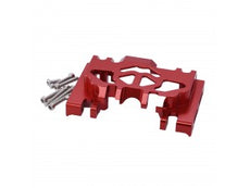 Fityle Aluminum Center Skid Plate for Traxxas TRX4 1/10 Rock Crawler Upgrade Parts - Red